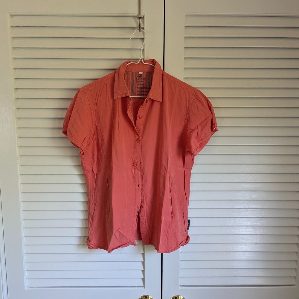 Blouse Gondwana Active Wear Button Down Size 14